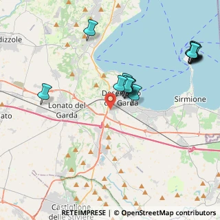 Mappa Via Tobruch, 25015 Desenzano del Garda BS, Italia (4.425)
