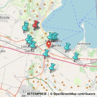 Mappa Via Tobruch, 25015 Desenzano del Garda BS, Italia (3.38)