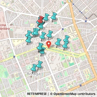 Mappa P.le Bande Nere V.le C. Da Forli', 20146 Milano MI, Italia (0.4115)