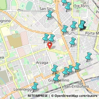 Mappa P.le Bande Nere V.le C. Da Forli', 20146 Milano MI, Italia (1.348)