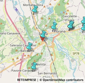 Mappa Via Giuseppe di Vittorio, 10015 Ivrea TO, Italia (2.55182)