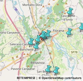 Mappa Via Giuseppe di Vittorio, 10015 Ivrea TO, Italia (1.80455)