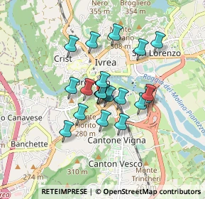 Mappa Via Giuseppe di Vittorio, 10015 Ivrea TO, Italia (0.636)