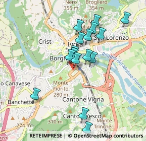 Mappa Via Giuseppe di Vittorio, 10015 Ivrea TO, Italia (0.79588)