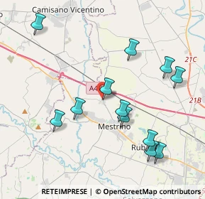 Mappa Via Pozza Don Rocco, 35035 Mestrino PD, Italia (4.16667)