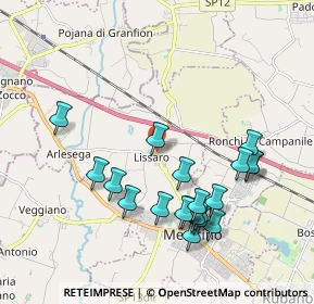 Mappa Via Pozza Don Rocco, 35035 Mestrino PD, Italia (1.9995)