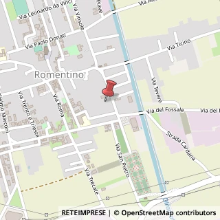 Mappa Via Fornaroli, 20, 28068 Romentino, Novara (Piemonte)