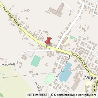 Mappa Via Vittorio Veneto, 3, 35010 Vigodarzere, Padova (Veneto)