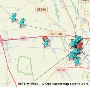 Mappa Via PIERRE marie curie, 28060 San Pietro Mosezzo NO, Italia (5.23412)