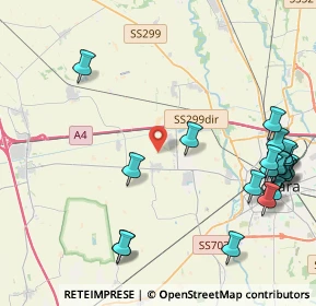 Mappa Via PIERRE marie curie, 28060 San Pietro Mosezzo NO, Italia (5.4275)