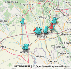 Mappa Via PIERRE marie curie, 28060 San Pietro Mosezzo NO, Italia (11.38214)