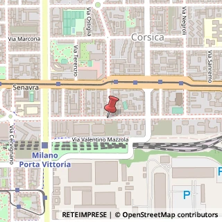 Mappa Via Giovanni Battista Piranesi,  25, 20137 Milano, Milano (Lombardia)