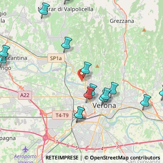 Mappa Verona, 37124 Verona VR, Italia (5.09467)