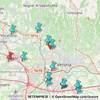 Mappa Verona, 37124 Verona VR, Italia (5.58571)