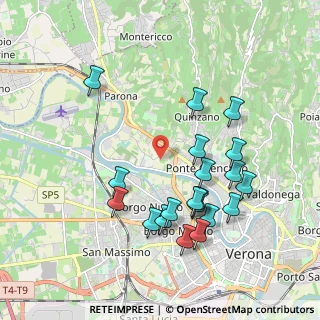 Mappa Verona, 37124 Verona VR, Italia (1.988)