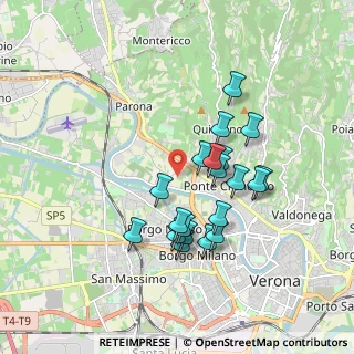 Mappa Verona, 37124 Verona VR, Italia (1.5715)