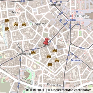 Mappa Via Porta Barsento, 3, 20123 Milano, Milano (Lombardia)