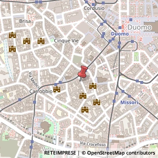Mappa Via dei Piatti, 4, 20123 Milano, Milano (Lombardia)