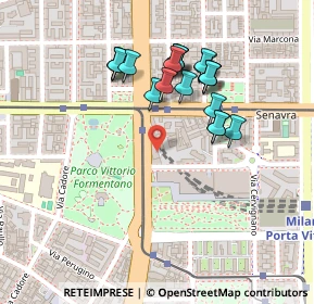 Mappa Via Giovanni Cena, 20129 Milano MI, Italia (0.2125)
