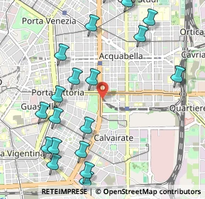 Mappa Via Giovanni Cena, 20129 Milano MI, Italia (1.3165)