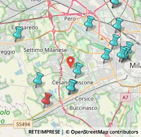 Mappa Via Antonio Ceriani, 20152 Milano MI, Italia (5.10375)