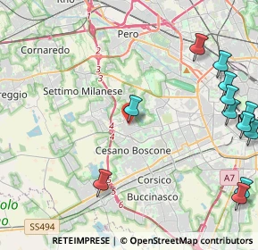Mappa Via Antonio Ceriani, 20152 Milano MI, Italia (6.88474)