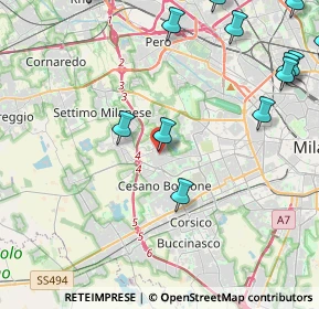 Mappa Via Antonio Ceriani, 20152 Milano MI, Italia (6.44471)