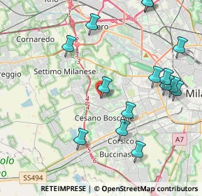 Mappa Via Antonio Ceriani, 20152 Milano MI, Italia (4.72267)