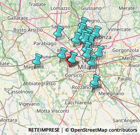 Mappa Via Antonio Ceriani, 20152 Milano MI, Italia (10.5765)