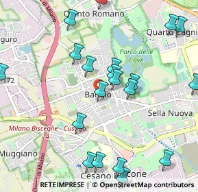 Mappa Via Antonio Ceriani, 20152 Milano MI, Italia (1.1715)
