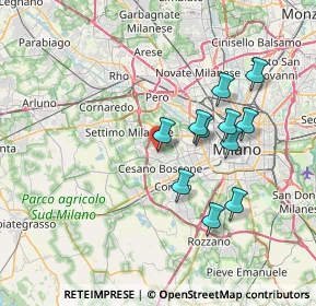 Mappa Via Antonio Ceriani, 20152 Milano MI, Italia (6.52364)