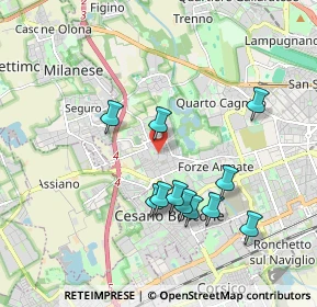 Mappa Via Antonio Ceriani, 20152 Milano MI, Italia (1.78545)