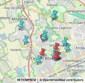Mappa Via Antonio Ceriani, 20152 Milano MI, Italia (1.77563)