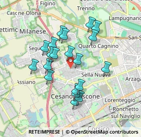 Mappa Via Antonio Ceriani, 20152 Milano MI, Italia (1.58)