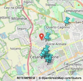 Mappa Via Antonio Ceriani, 20152 Milano MI, Italia (2.29545)
