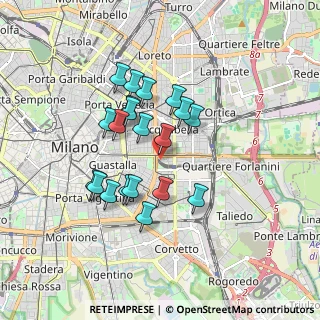Mappa Via Giovanni Cena, 20135 Milano MI, Italia (1.4725)