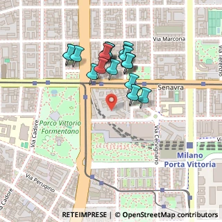 Mappa Via Giovanni Cena, 20135 Milano MI, Italia (0.198)
