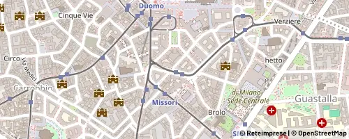 Mappa Milano