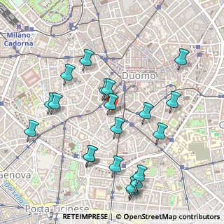 Mappa Via Zebedia, 20123 Milano MI, Italia (0.5435)