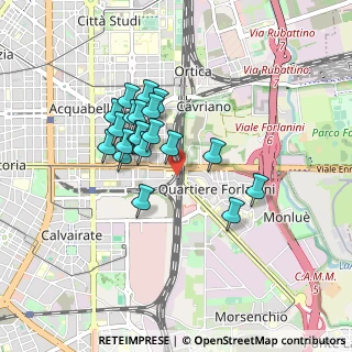 Mappa Via Decemviri, 20137 Milano MI, Italia (0.706)