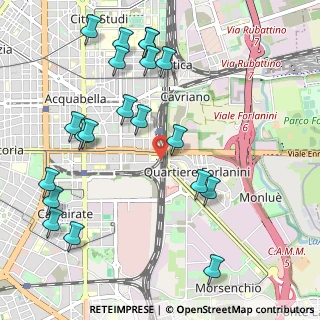 Mappa Via Decemviri, 20137 Milano MI, Italia (1.225)