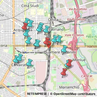 Mappa Via Decemviri, 20137 Milano MI, Italia (0.9645)