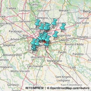 Mappa Via Decemviri, 20137 Milano MI, Italia (8.0585)