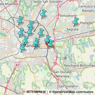Mappa Via Decemviri, 20137 Milano MI, Italia (3.73923)