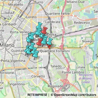 Mappa Via Decemviri, 20137 Milano MI, Italia (1.429)