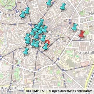 Mappa Via Flavio Baracchini, 20123 Milano MI, Italia (0.497)