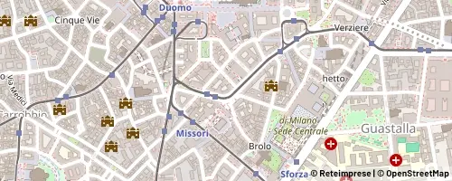 Mappa Milano