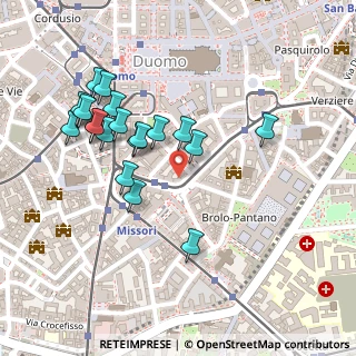 Mappa Via Flavio Baracchini, 20123 Milano MI, Italia (0.236)