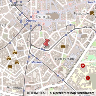 Mappa Via Alberico Albricci, 9, 20122 Milano, Milano (Lombardia)