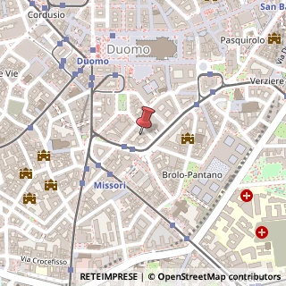 Mappa Via Flavio Baracchini, Fronte7, 20122 Milano, Milano (Lombardia)